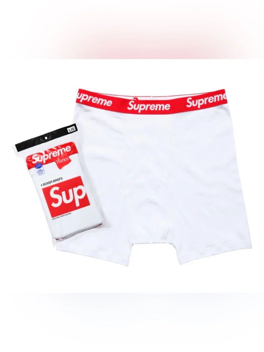 SUPREME/HANES BOXER BRIEFS (4 PACK) - XL / XG